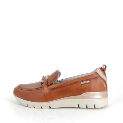 mocassins marrons Pikolinos en cuir
