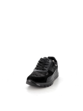 Baskets basses cuir noir IMAC