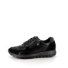 Baskets basses cuir noir IMAC
