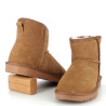 Boots Kelara en Cuir Daim Marron