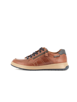 basket en cuir marron