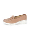 mocassins marron en cuir