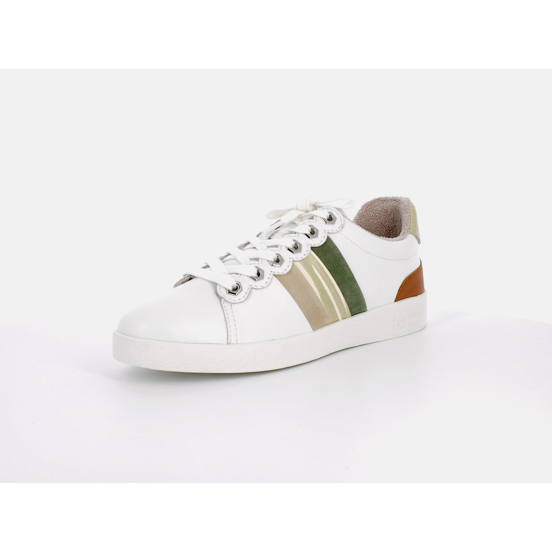 Basket Mamzelle blanches en cuir