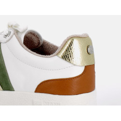 Basket Mamzelle blanches en cuir