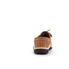 chaussure bateau en cuir marron