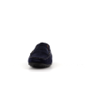 mocassin bleu en cuir