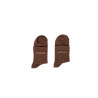Chaussettes en coton bronze Victoria