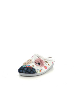 Chaussons Gris À Motifs Semelflex