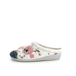 Chaussons Gris À Motifs Semelflex