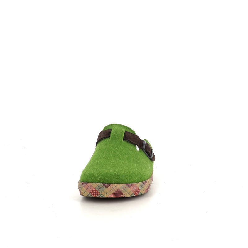Chaussons verts Semelflex