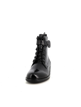 Boots en cuir noir Regrade Le Ciel