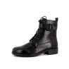 Boots en cuir noir Regrade Le Ciel