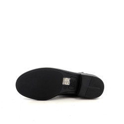 Boots en cuir noir Regrade Le Ciel