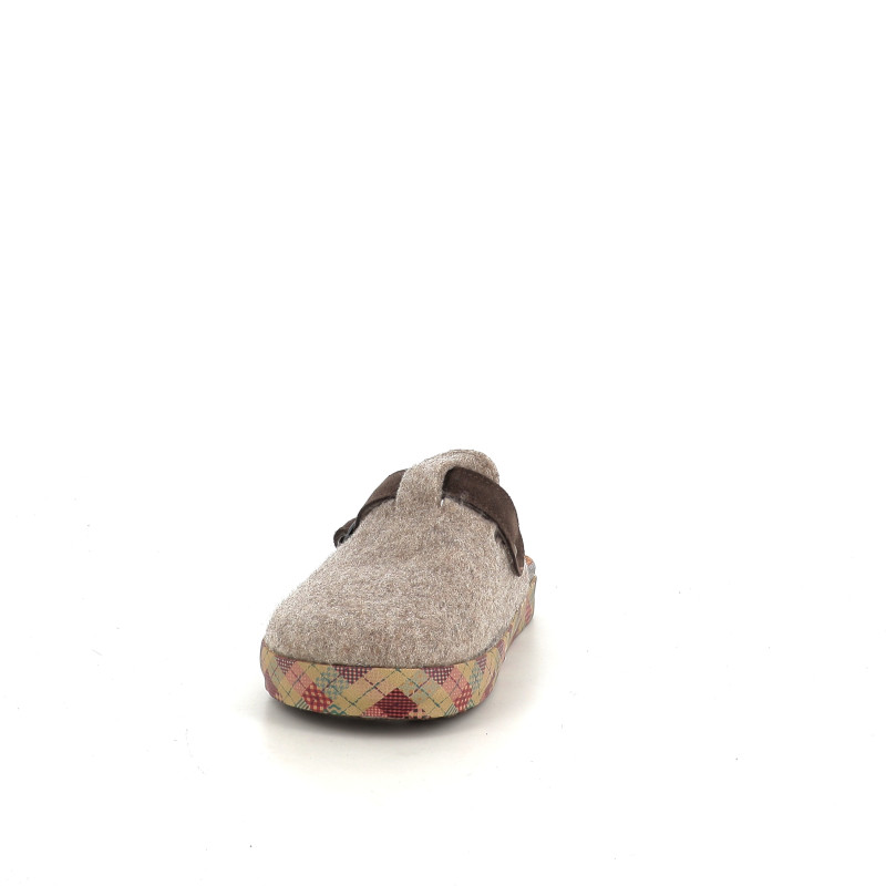 Chaussons beiges Semelflex