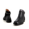Bottines en cuir noir Pikolinos