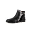 Bottines en cuir noir Pikolinos