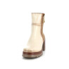 Boots en cuir crème à talons Dorking by Fluchos