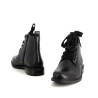 Boots en cuir noir Fugitive
