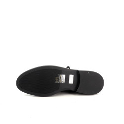Boots en cuir noir Fugitive