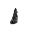 Bottines en cuir noir Emilie Karston