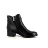 Bottines en cuir noir Emilie Karston