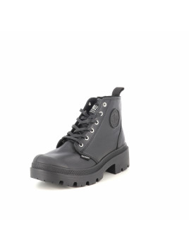 Chaussures Montantes en Cuir Noir PALLADIUM