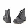 Chaussures Montantes en Cuir Noir PALLADIUM