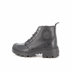 Chaussures Montantes en Cuir Noir PALLADIUM