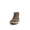 Baskets montantes en cuir taupe TBS