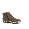 Baskets montantes en cuir taupe TBS