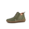 baskets en cuir vert Pedro Torres