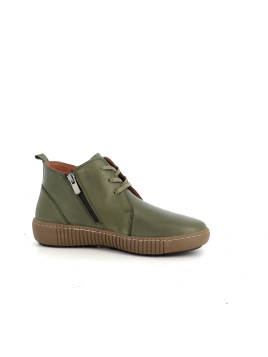 baskets en cuir vert Pedro Torres