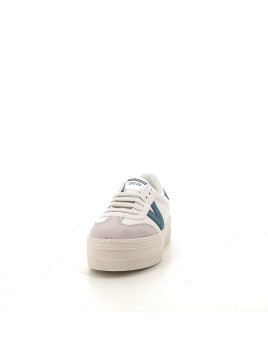 Baskets en cuir blanc Victoria