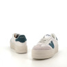 Baskets en cuir blanc Victoria