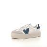 Baskets en cuir blanc Victoria
