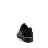 Derbys en cuir noir Géo Reino