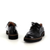 Derbys en cuir noir vernis Emilie Karston