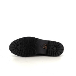 Derbys en cuir noir vernis Emilie Karston