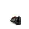 Mocassins en cuir vernis noir Mam'Zelle