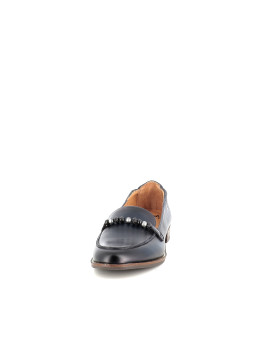 Ballerines en cuir bleu Mam'Zelle