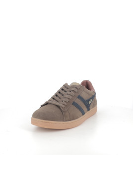 Baskets En Cuir Marron Gola