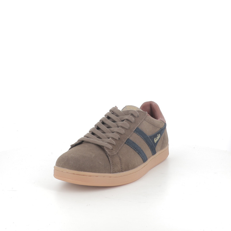 Baskets En Cuir Marron Gola