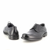 Derbys en Cuir Noir FLUCHOS
