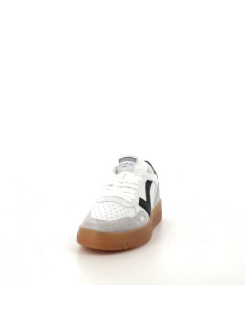Baskets en cuir blanc Victoria