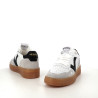 Baskets en cuir blanc Victoria