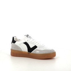 Baskets en cuir blanc Victoria