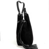Sac en main noir Fuchsia
