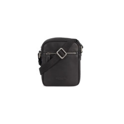Sacoche en cuir de vachette noir Wylson Paris