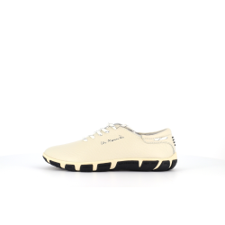 Basket blanche en cuir Jazaru