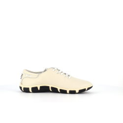 Basket blanche en cuir Jazaru